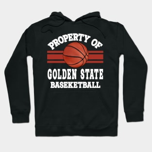 Proud Name Golden State Graphic Property Vintage Basketball Hoodie